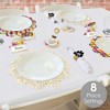 Big Dot of Happiness 70’s Disco - 1970s Disco Fever Party Paper Charger and Table Decorations - Chargerific Kit - Place Setting for 8 - 2 of 4