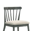 2 Pieces Set Dining Side Chair Rustic Modern Farmhouse Design Retro Design Easy to Assembly - 3 of 4