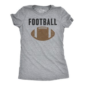 Womens Vintage Football T shirt Funny Sunday Game Day Tee for Ladies Graphci - Crazy Dog Women's T Shirt - 1 of 4