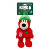 KONG Holiday Wild Knots Bear Animal Dog Toy - Red - 2 of 4