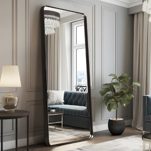 Spassway 38"H x 26"W Rectangle Decorative Aluminum Alloy Mirror Art Designs for Living Room Bedroom Entryway Office Home Black/Gold/Sliver Available - 1 of 4