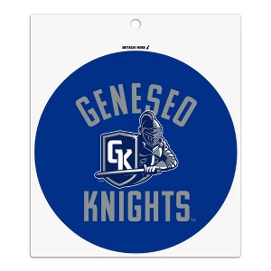 State University of New York at Geneseo Knights Logo Automotive Car Refrigerator Locker Vinyl Circle Magnet - 1 of 4