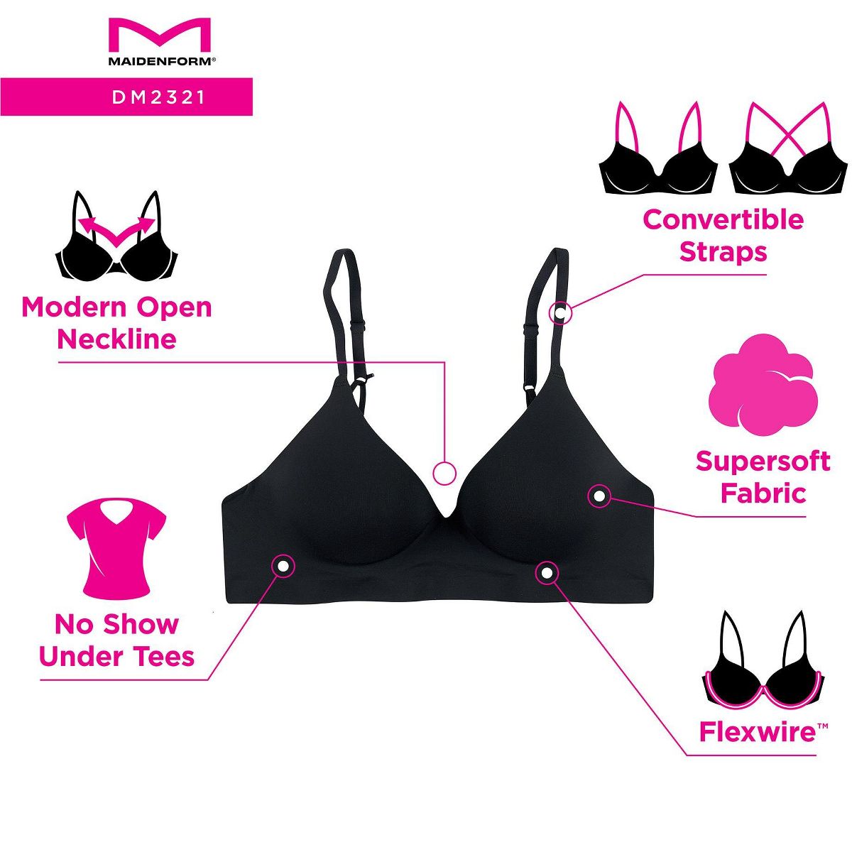 Barely There Underwire T-Shirt Bra - thumbnail 7