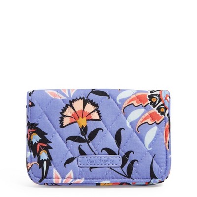 Vera Bradley Women's Outlet Cotton Small Bifold Wallet