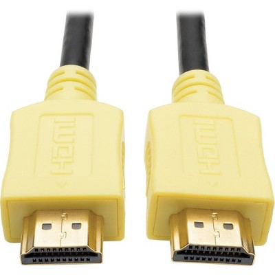 Tripp Lite 10ft High Speed HDMI Cable Digital A/V 4K x 2K M/M Yellow 10'