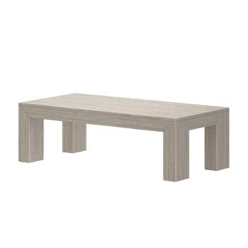 Plank+Beam Modern Rectangular Coffee Table, 48", Medium Sized Coffee Table, Center Tables for Small Spaces, Living Space Medium Tea Table