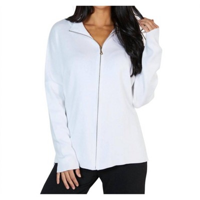 Women's Zip Up Pullover - Angel Apparel