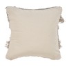 HomeRoots 20" Off-White and Black Cotton Throw Pillow - 4 of 4