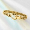 Ross-Simons 18kt Gold Over Sterling Cestina-Link Bracelet - 4 of 4
