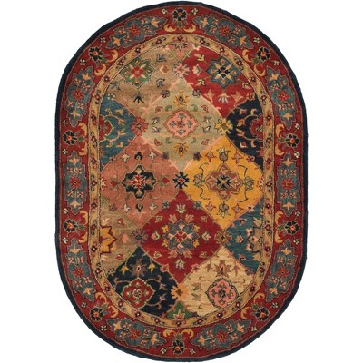 Blossom BLM402 Hand Tufted Area Rug - Gold/Multi - 6'x9