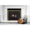 Barton 18'' Log Rack Firewood Lumber Wood Storage Holder Fireplace Stove Fire Pit, Black - 2 of 3