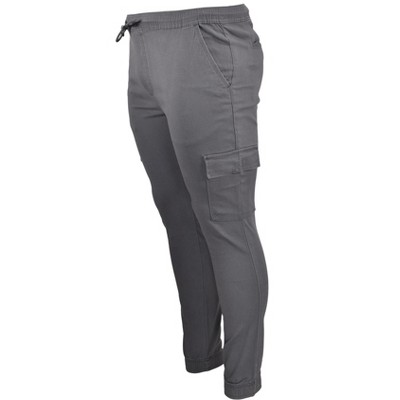 90 Degree By Reflex - Mens Jogger with Side Cargo Snap Pockets - Htr.Grey -  Small