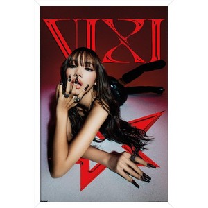 Trends International LISA - VIXI Red Star Framed Wall Poster Prints - 1 of 4