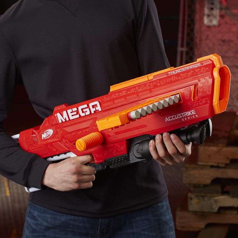 NERF Thunderhawk AccuStrike Mega Toy Blaster Includes 10 Official AccuStrike Nerf Mega Darts, 5 of 7