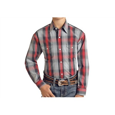 Boy's Long Sleeve Western Snap Shirt - Panhandle
