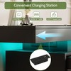 Dyonery 6/9 Drawer Dresser with Power Outlet,Dresser with LED Light,Modern Chest of Drawers for Closet,Double Wide Drawer Organizer Cabinet for Room - 4 of 4