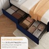 Bed Frame with 4 Storage Drawers and Headboard - 3 of 4