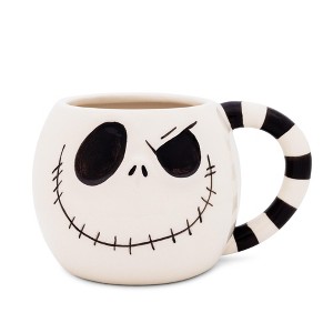 Silver Buffalo Disney The Nightmare Before Christmas Jack Sculpted Ceramic Mug | 20 Ounces - 1 of 4