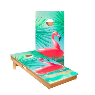 Inflatable Flamingo Cornhole Boards - Aca Star Series,add Resin Bags ...