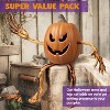 Joyfy Bendable Pumpkin Arms and Legs, Halloween Decorations for Pumpkin, Set of 4 Party Decor Includes 2 arms and 2 Legs Pumpkin Stake Supplies - 4 of 4