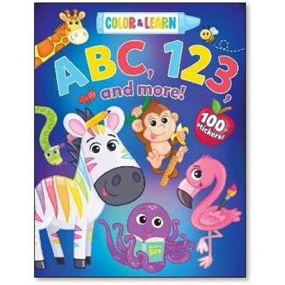 Color & Learn Abc, 123, & More - by  Kidsbooks (Paperback)