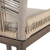 Arceso Outdoor Bar Stools, Rattan Outdoor Counter Height Bar Stools Set of 2, 26.5" H Woven Rope Patio Bar Chairs with Aluminum Legs for Kitchen - 3 of 4