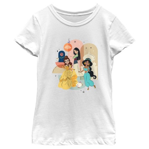 Girl's Disney Cute Trio Pose T-shirt : Target