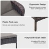 POCASSY Outdoor Chaise Lounge Chair Patio Recliner with Cushion, Adjustable Backrest Outdoor Recliner with All Weather Wicker and Olefin Cushion Cover - 4 of 4