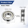 Unique Bargains Chrome Steel Multipurpose Use Flanged Ball Bearing 10 1/2" x 1-1/8" x 2/7" - 3 of 4