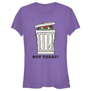 Junior's Sesame Street Oscar the Grouch Not Today T-Shirt - 1 of 4