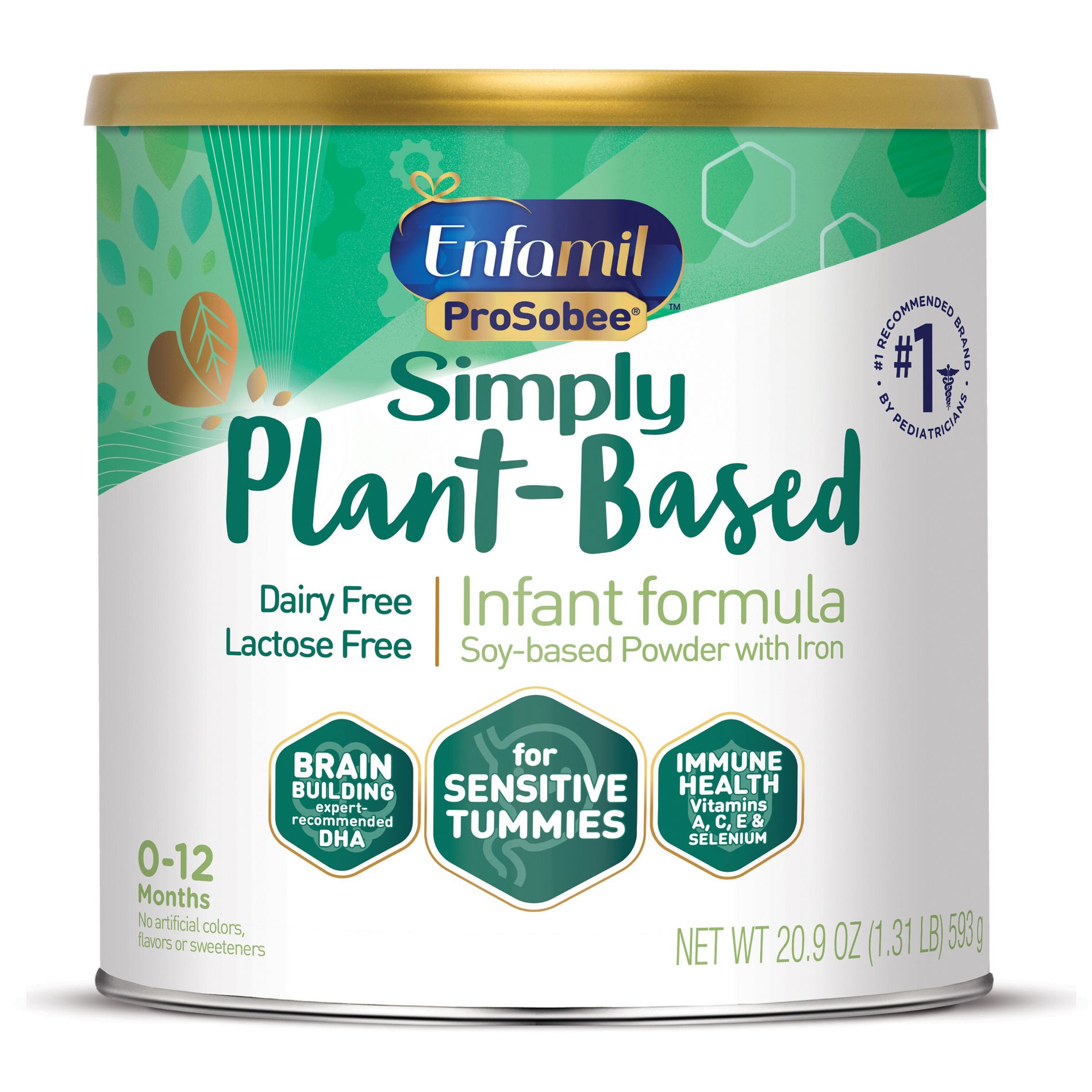 Enfamil Prosobee Plant-Based Soy Powder Infant Formula - 20.9oz