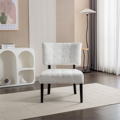 Vynxaria Modern Gray Faux Leather Oversized Accent Chairs with Easy Clean Design, Perfect for Home & Office Use