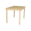 International Concepts 30" X 48"  Solid Wood Top Table - 3 of 4