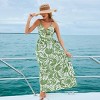 Women's Floral Print Knotted V-Neck Maxi Dress - Cupshe - 4 of 4