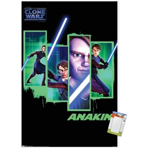 Trends International Star Wars: The Clone Wars - Anakin Unframed Wall Poster Prints - 1 of 4