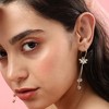 SOHI Women's Flower Drop Earrings - 3 of 3