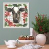 Courtside Market Cow Holiday 8x8 Framed Art Board - 2 of 2