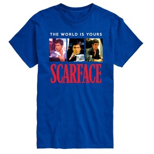 Men's - Scarface - The World Is Yours- Men's Short Sleeve Graphic T-Shirt Short Sleeve Graphic T-Shirt - 1 of 3