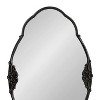 Kate & Laurel All Things Decor 30"x18" Novella Vintage Glam Ornate Mirror Black: Baroque-Inspired, Wall-Mounted - 2 of 4