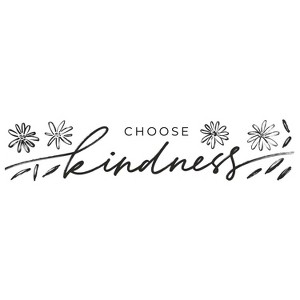 RoomMates Choose Kindness Peel and Stick Wall Decal Black : Vinyl, Modern Style, Self-Adhesive - 1 of 3