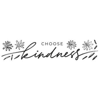 Choose Kindness Peel and Stick Wall Decal Black - RoomMates