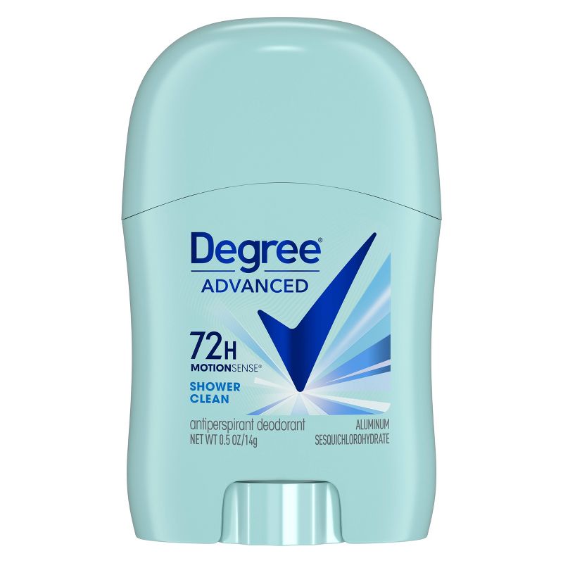 Degree Advanced Motionsense Shower Clean Antiperspirant &#38; Deodorant - Floral, Rose, Jasmine &#38; Fruit Scent - Trial Size - 0.5oz, 1 of 9