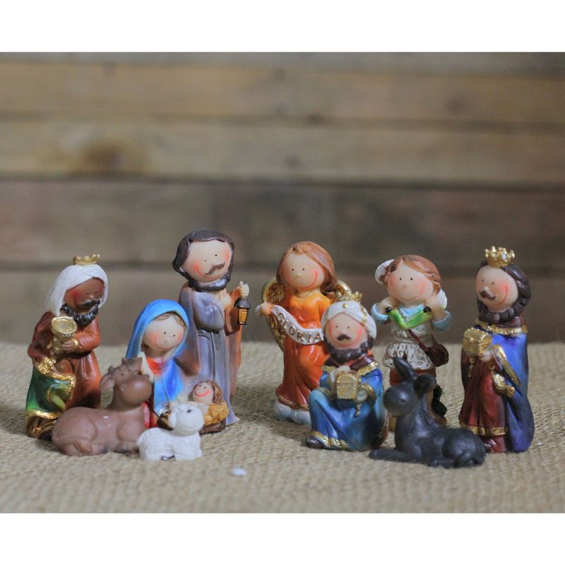 Northlight 9-Piece Durable Children's First Religious Christmas Nativity Gift Set, 2 of 3