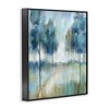 Stupell Industries Abstract Blue Woodland Path Trees Framed Giclee Art - 2 of 4