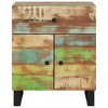 vidaXL Bedside Cabinet 19.7 in.x13 in.x23.6 in. Solid Wood Reclaimed&Engineered Wood - 3 of 4