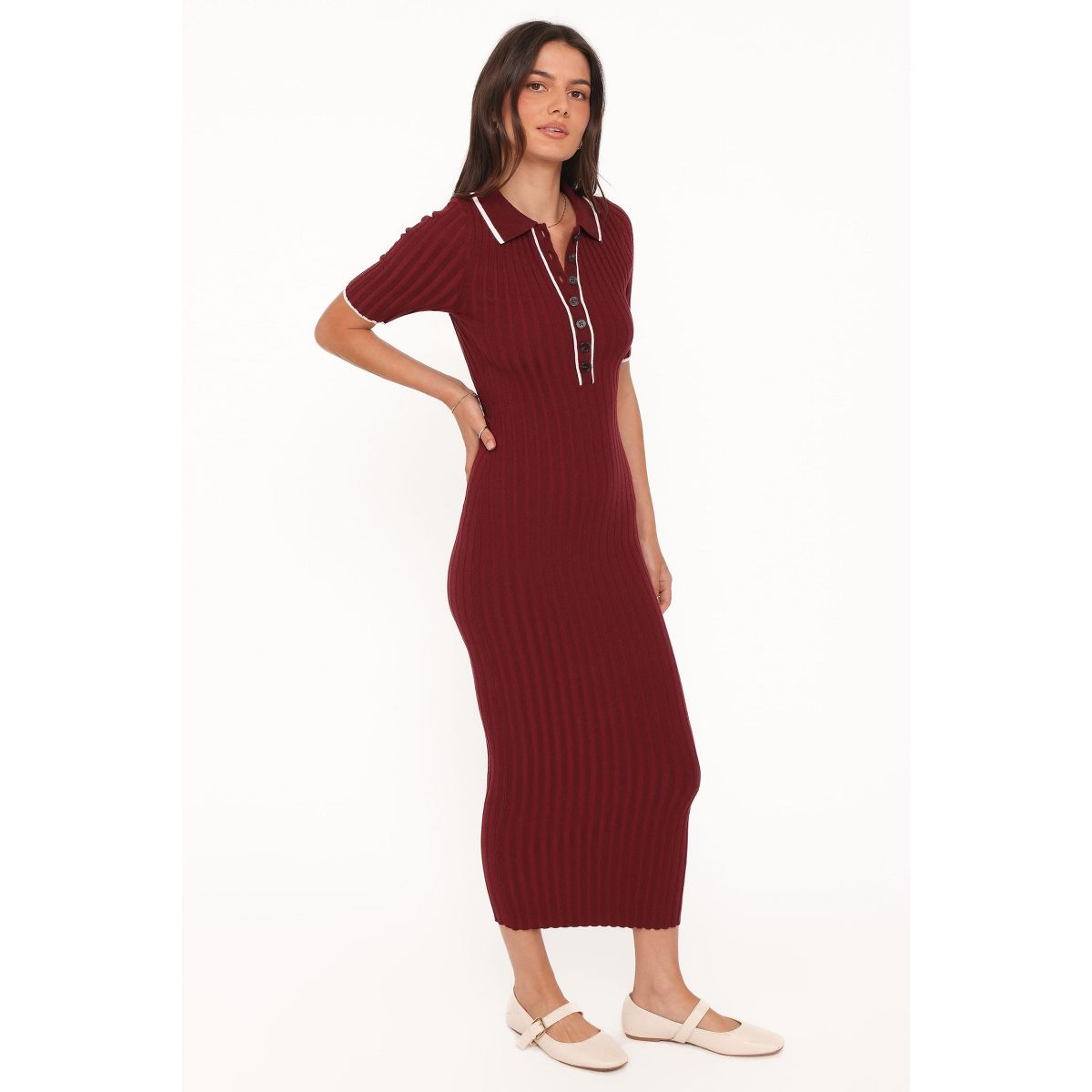 Conner Short Sleeve Knit Dress - thumbnail 2