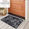 Gardenised Heavy Duty Coco Coir Doormat with Non Slip PVC Baking Embossed Welcome Design Coconut Fiber Floor Mat 18x30" - 3 of 4