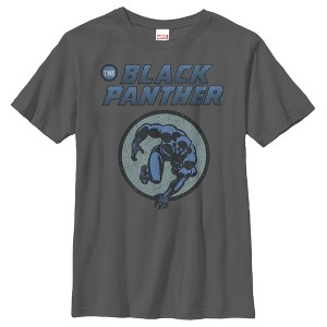 Boy's Marvel Black Panther Leap T-Shirt - 1 of 3