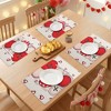 REGALWOVEN Love Hearts Placemats Set of 6, Happy Valentine's Day Dining Table Place Mats, Wedding Anniversary Holiday Decor - 3 of 4