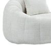 Sapphtopaz Chenille Comfort Bean Bag Chair with Pillows Lazy Sofa Chair, High Back Bean Bag Chairs for Adults, Accent Chair for Living Room, Bedroom - 4 of 4